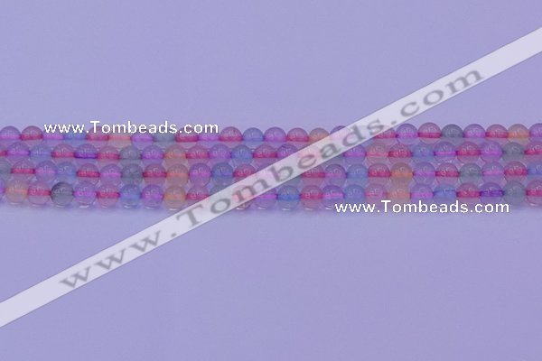 CMQ331 15.5 inches 6mm round colorful quartz beads wholesale