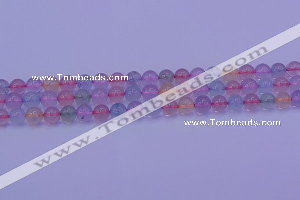 CMQ332 15.5 inches 8mm round colorful quartz beads wholesale