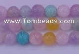 CMQ341 15.5 inches 6mm round mixed quartz gemstone beads