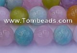 CMQ343 15.5 inches 10mm round mixed quartz gemstone beads