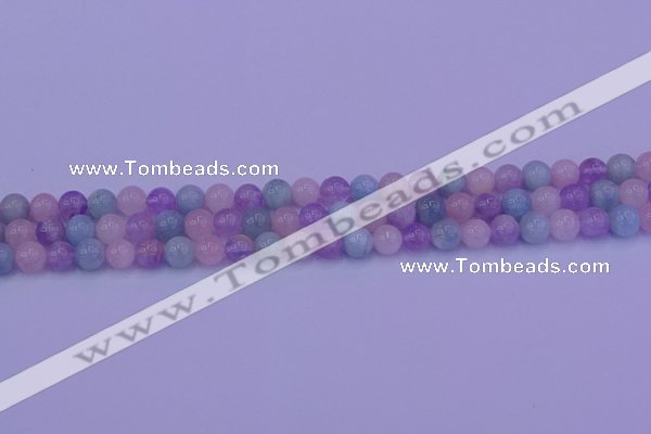 CMQ351 15.5 inches 6mm round mixed quartz beads wholesale