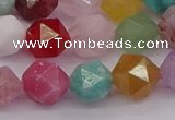 CMQ373 15.5 inches 10mm faceted nuggets mixed gemstone beads