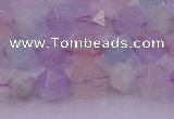 CMQ381 15.5 inches 6mm faceted nuggets mixed quartz beads