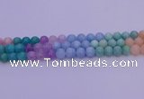 CMQ404 15.5 inches 12mm round mixed quartz beads wholesale