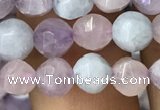 CMQ421 15.5 inches 6mm faceted round natural mixed quartz beads