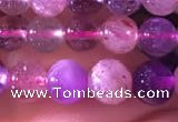 CMQ433 15.5 inches 7mm round mixed quartz beads wholesale