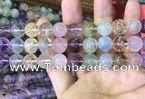 CMQ453 15.5 inches 12mm round rainbow quartz beads wholesale