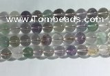 CMQ459 15.5 inches 12mm round colorfull quartz beads wholesale