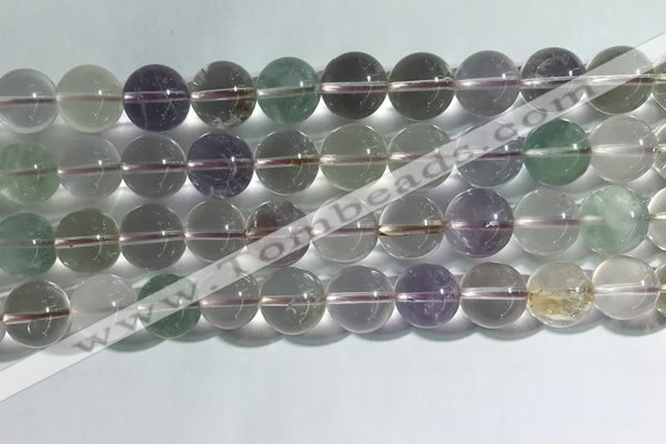 CMQ459 15.5 inches 12mm round colorfull quartz beads wholesale