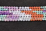 CMQ461 15.5 inches 6mm faceted nuggets mixed quartz beads