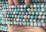 CMQ466 15.5 inches 6mm round mixed gemstone beads wholesale