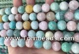 CMQ469 15.5 inches 12mm round mixed gemstone beads wholesale