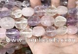 CMQ522 12*16mm - 15*20mm faceted nuggets colorfull quartz beads