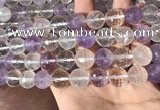 CMQ558 15.5 inches 14mm faceted round colorfull quartz beads