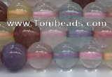 CMQ570 15.5 inches 6mm round mixed quartz beads wholesale