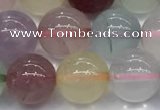 CMQ572 15.5 inches 10mm round mixed quartz beads wholesale