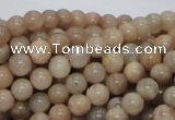 CMS02 15.5 inches 6mm round moonstone gemstone beads wholesale