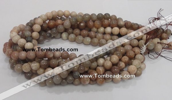 CMS03 15.5 inches 10mm round moonstone gemstone beads wholesale