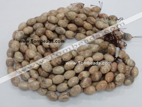 CMS08 15.5 inches 13*19mm rice moonstone gemstone beads wholesale