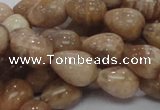 CMS10 15.5 inches 10*14mm teardrop moonstone gemstone beads wholesale