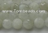 CMS1042 15.5 inches 8mm faceted round A grade white moonstone beads