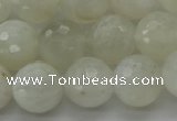 CMS1044 15.5 inches 12mm faceted round A grade white moonstone beads