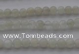 CMS1050 15.5 inches 4mm round grey moonstone beads wholesale