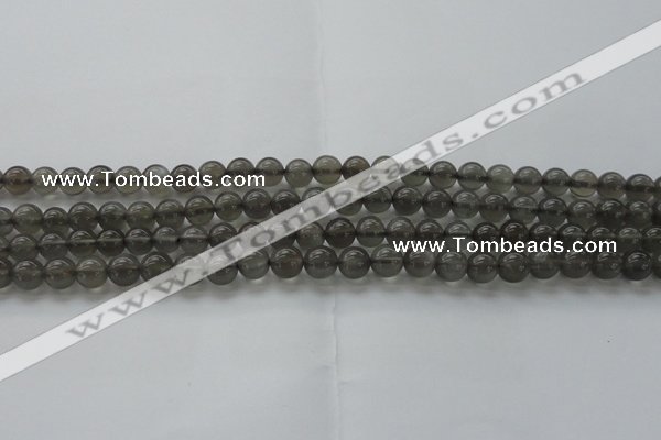 CMS1071 15.5 inches 6mm round grey moonstone beads wholesale