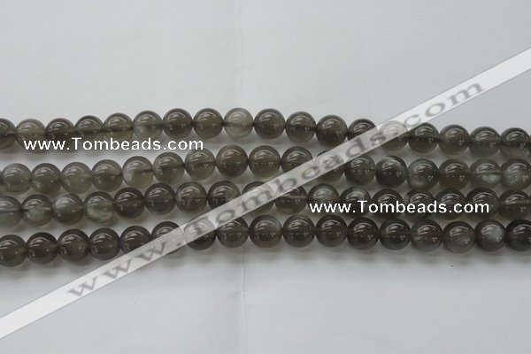 CMS1073 15.5 inches 10mm round grey moonstone beads wholesale