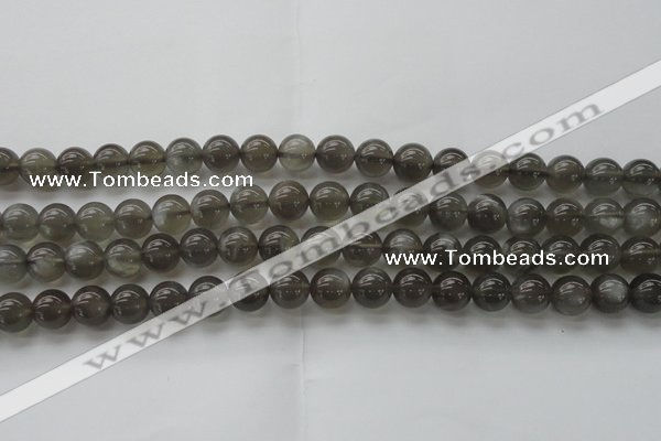 CMS1073 15.5 inches 10mm round grey moonstone beads wholesale