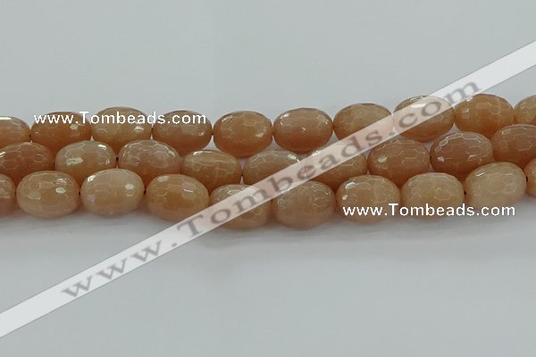 CMS1102 15.5 inches 15*20mm faceted rice moonstone gemstone beads