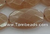 CMS1110 15.5 inches 20*30mm faceted oval moonstone gemstone beads