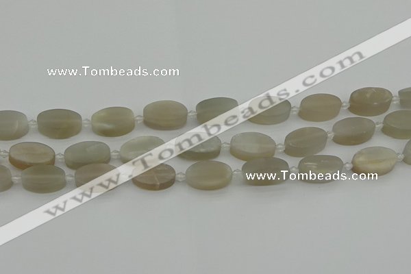 CMS1141 15.5 inches 12*20mm oval moonstone gemstone beads