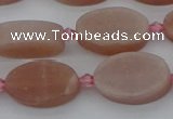 CMS1147 15.5 inches 12*20mm oval moonstone gemstone beads