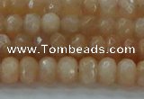 CMS1170 15.5 inches 4*6mm faceted rondelle moonstone beads