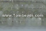 CMS1178 15.5 inches 4*6mm faceted rondelle grey moonstone beads