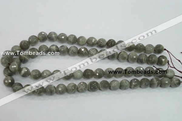 CMS125 15.5 inches 12mm faceted round moonstone gemstone beads