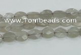 CMS131 15.5 inches 7*8mm faceted oval moonstone gemstone beads