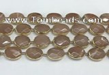 CMS1346 7.5 inches 15*20mm faceted oval moonstone beads