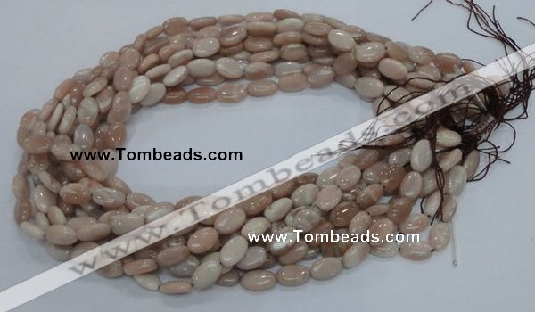 CMS14 15.5 inches 8*12mm oval moonstone gemstone beads wholesale