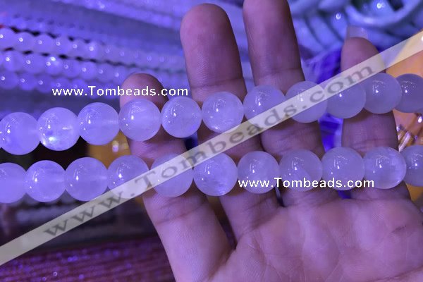 CMS1412 15.5 inches 12mm round white moonstone gemstone beads