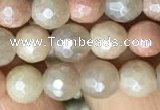 CMS1451 15.5 inches 6mm faceted round AB-color moonstone beads