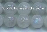 CMS1491 15.5 inches 8mm round white moonstone beads wholesale
