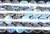 CMS1502 15.5 inches 8mm round synthetic moonstone beads wholesale