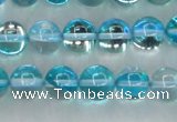 CMS1552 15.5 inches 8mm round synthetic moonstone beads wholesale