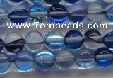 CMS1582 15.5 inches 8mm round synthetic moonstone beads wholesale