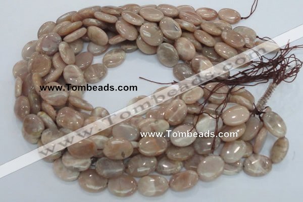 CMS16 15.5 inches 12*16mm oval moonstone gemstone beads wholesale