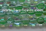 CMS1601 15.5 inches 6mm round synthetic moonstone beads wholesale