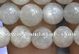 CMS1651 15.5 inches 6mm round grey moonstone beads wholesale