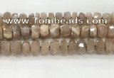 CMS1665 15.5 inches 6*12mm - 8*13mm faceted tyre moonstone beads